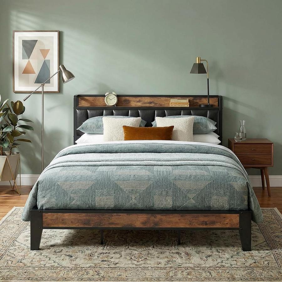 BASE DE CAMA-CALKING-CABECERA DE ALMACENAMIENTO — foto 1