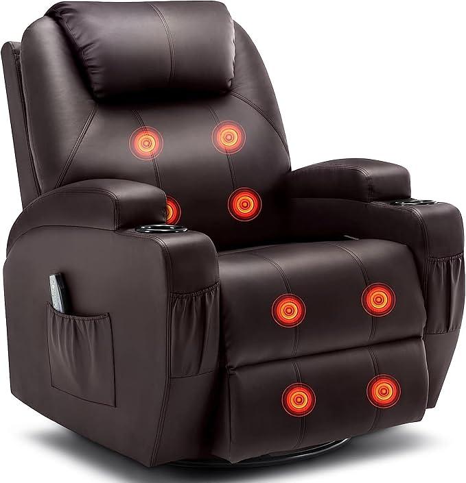 SOFA RECLINABLE MANUAL 360 CON MASAJE Y CALOR — foto 1